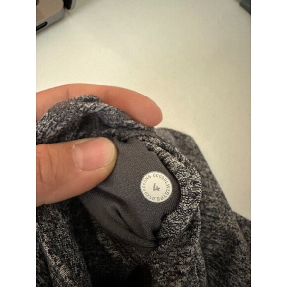 Lululemon Wunder Under High Rise Heathered Leggings Gray 24" Inseam Women's 4 - Picture 6 of 6